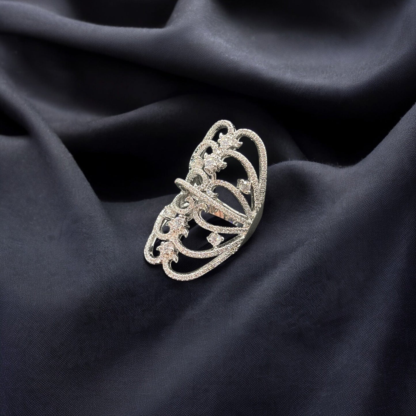 خاتم فضة نسائي عيار 925