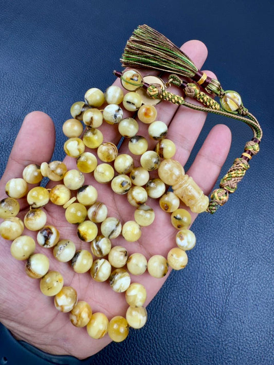 مسباح كهرمان شوائب طبيعي