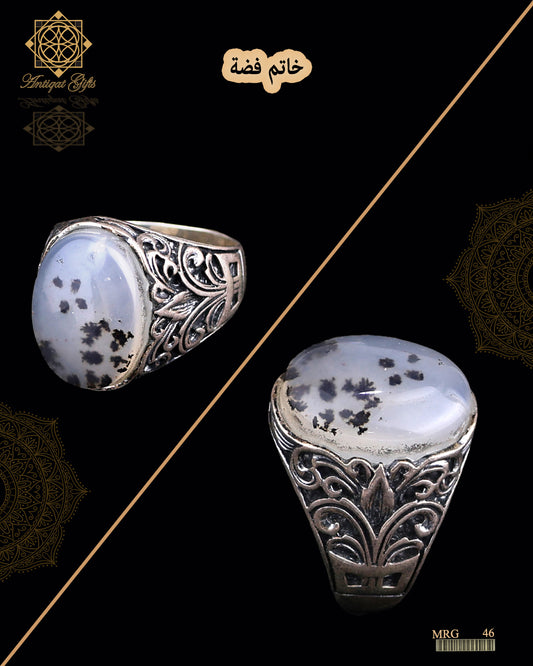 خاتم فضة رجالي