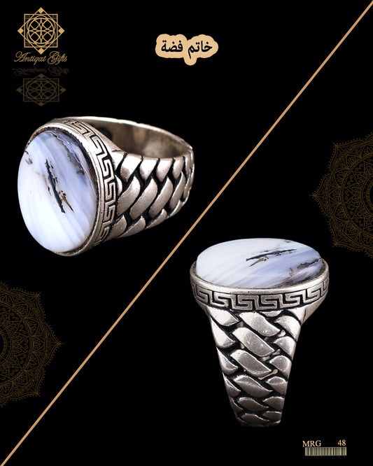 خاتم فضة رجالي
