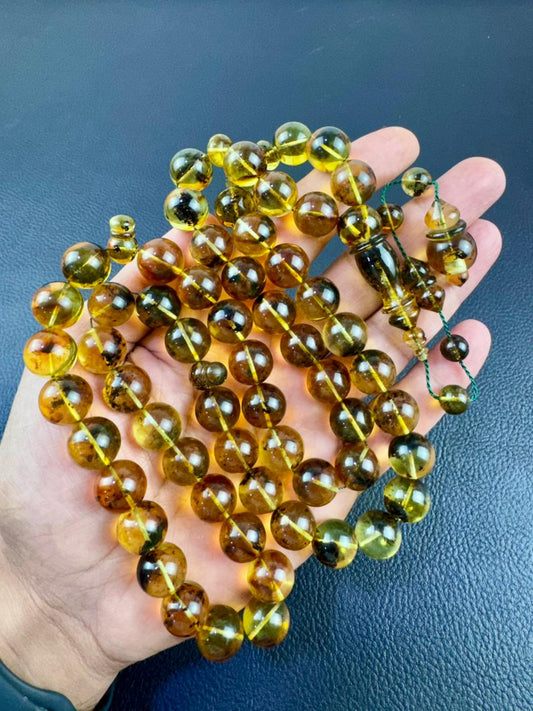 مسباح كهرمان دومينكاني طبيعي