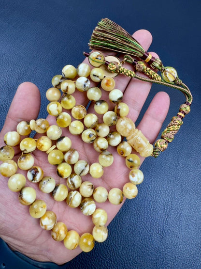 مسباح كهرمان شوائب طبيعي