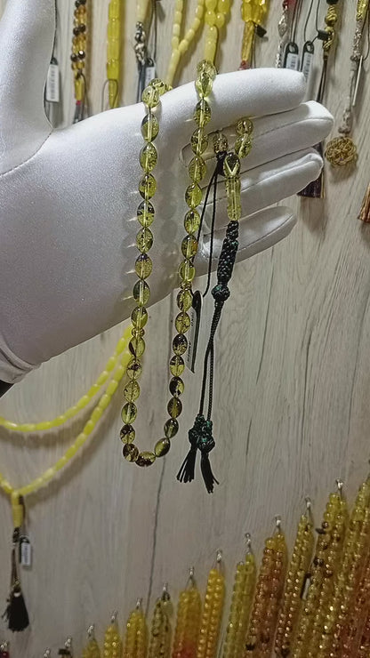مسباح كهرمان روسي طبيعي