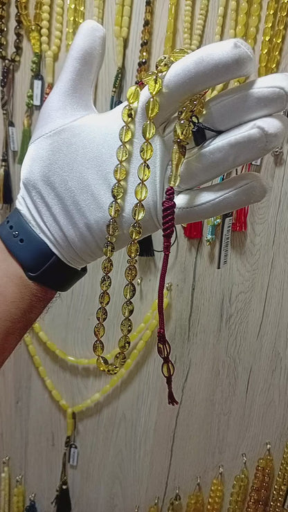 مسباح كهرمان روسي طبيعي