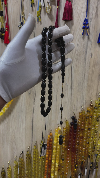 مسباح مرجان اسود طبيعي (يسر)