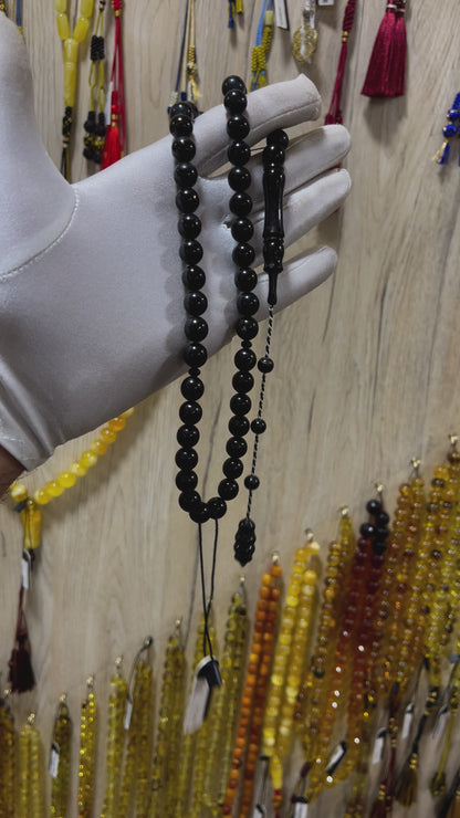 مسباح مرجان اسود طبيعي (يسر)