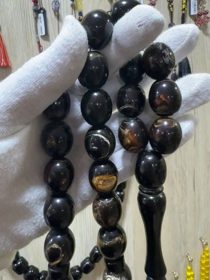 مسباح مرجان اسود طبيعي (يسر)