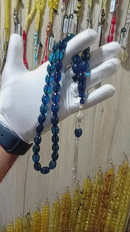 مسباح كهرمان كاريبي طبيعي
