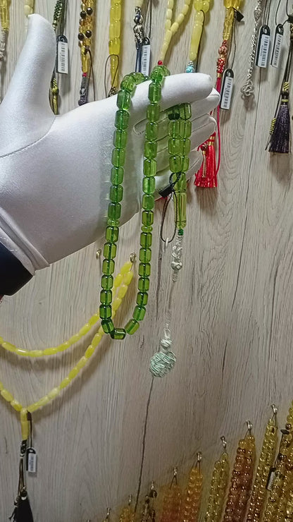 مسباح كهرمان كاريبي طبيعي