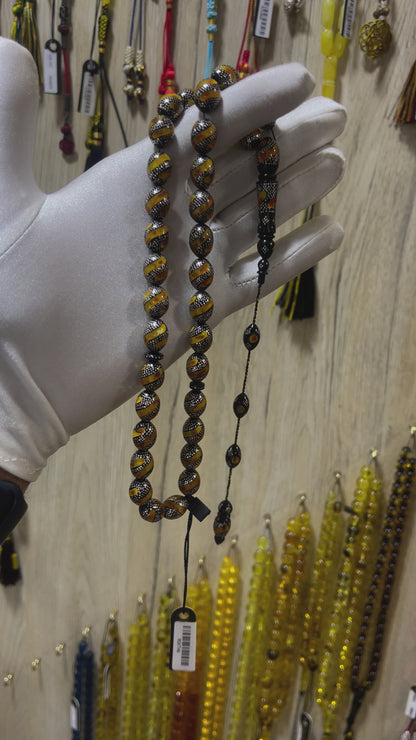 مسباح كوك مطعم بالفضة