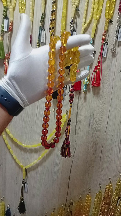مسباح كهرمان روسي طبيعي
